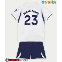 Otroške Nogometnih dresov Tottenham Hotspur Pedro Porro #23 Domači 2026-27 Kratki rokavi (+ hlače)